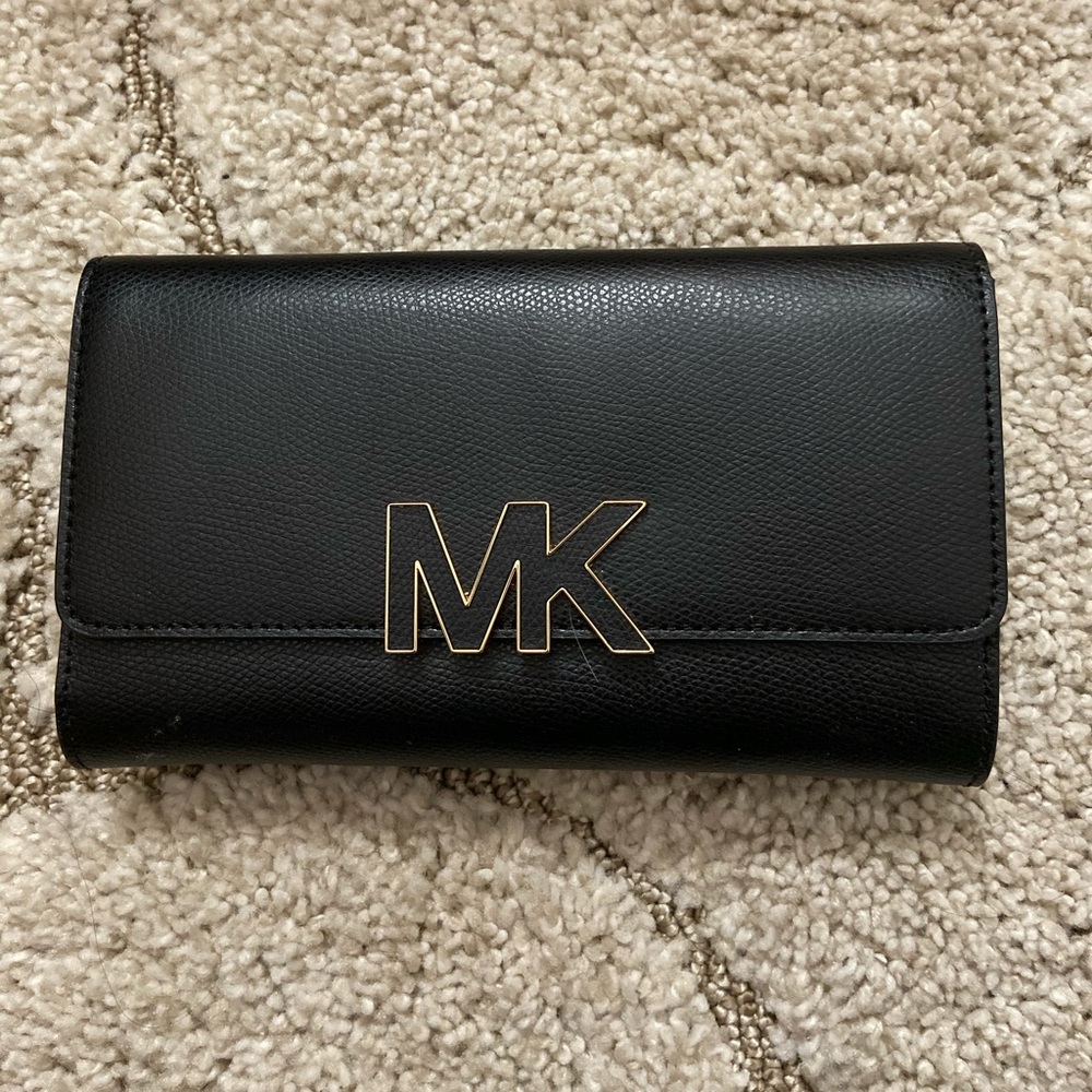Michael Kors Black Leather Wallet - NWT